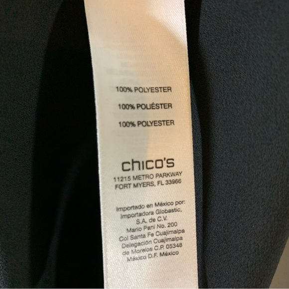 2/$35 Chico’s black and Tan Chevron Print Tunic - Picture 10 of 12